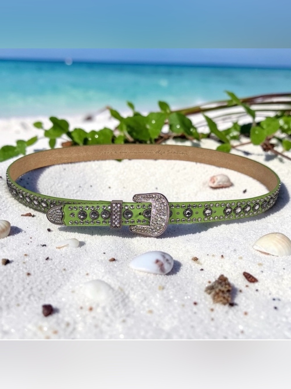Olga Santini, Western-style leather belt